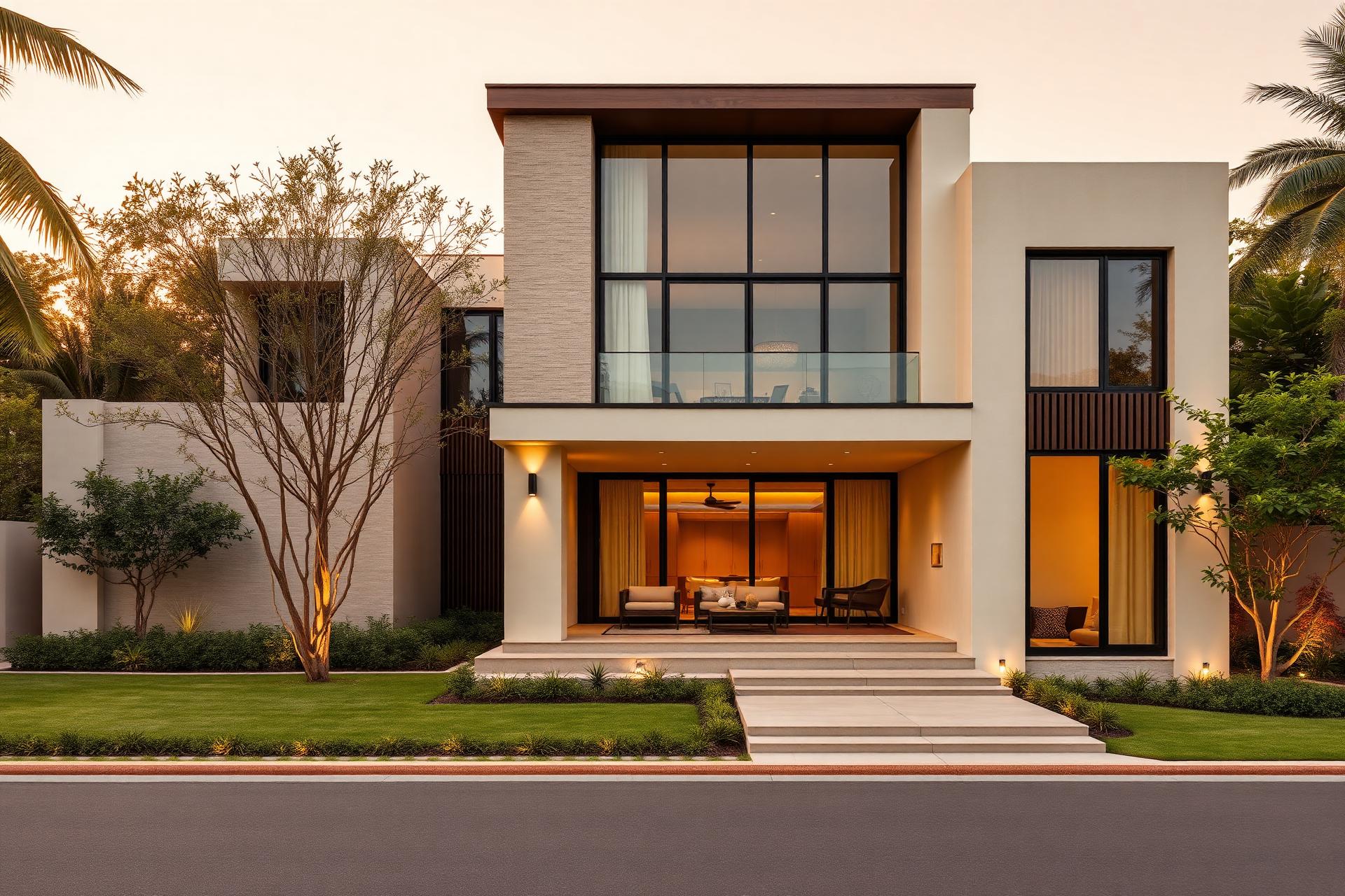 Contemporary luxury residence advised by Seok Real Estate in Ahmedabad, Gujarat